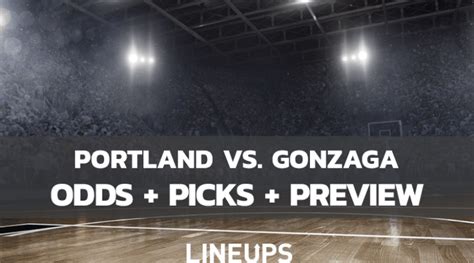 gonzaga picks and parlays|Gonzaga at Portland odds, picks and predictions .